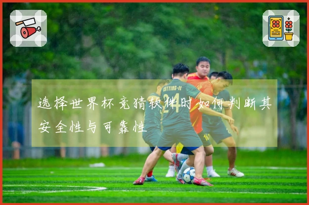 选择世界杯竞猜软件时如何判断其安全性与可靠性